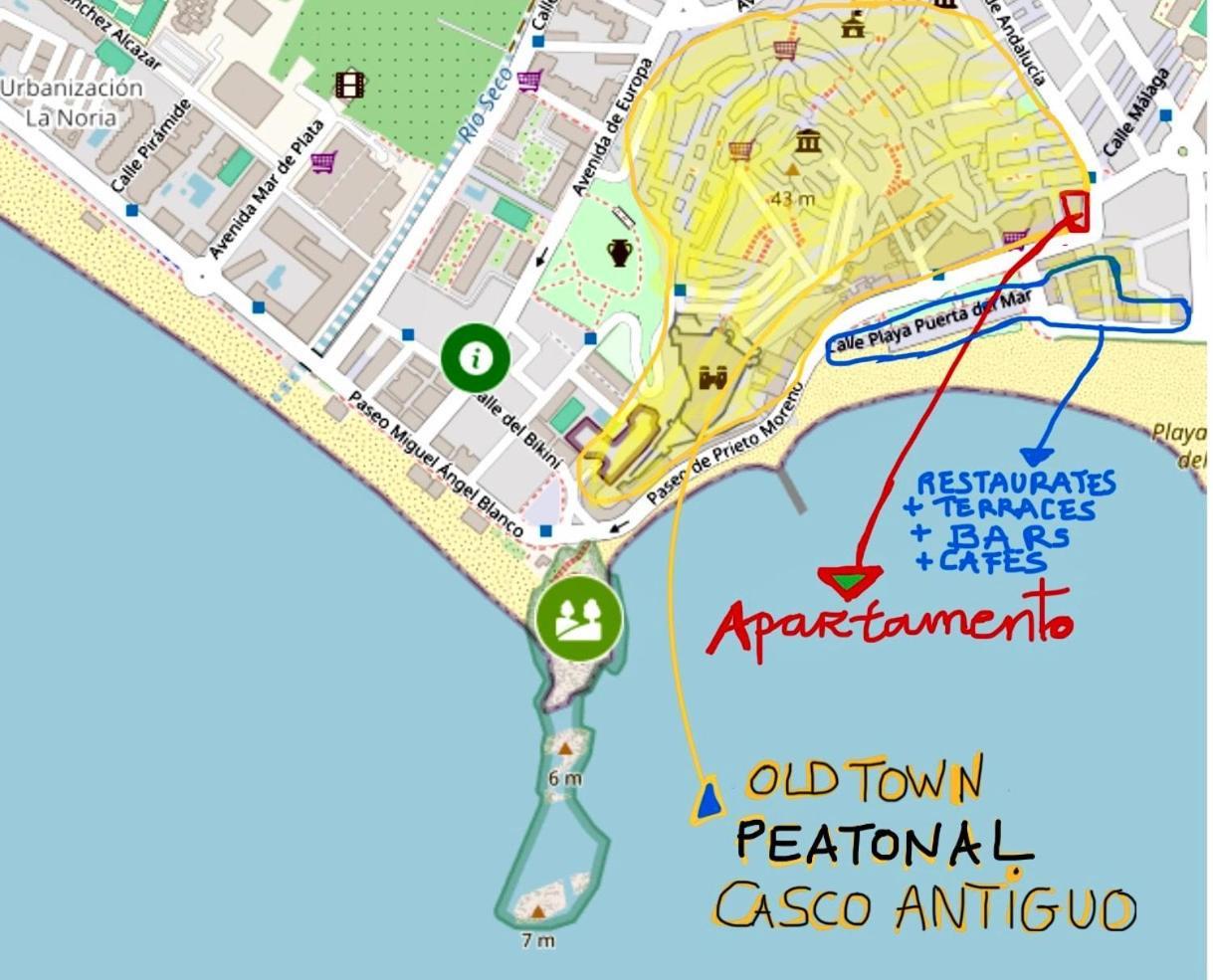 Central Almunecar, Beach Playa 125 Metres, By Old Town ภายนอก รูปภาพ